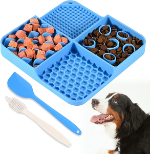 Hot-selling Practical wholesale custom all-in-one non-slip food <b>mat</b> water slow feeder floor <b>mat</b> <b>pet</b> licking <b>mat</b> - Product Image 1