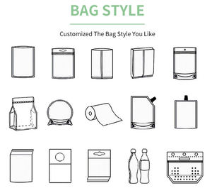 Tas kemasan kubus plastik es putih bening kubus transparan ramah lingkungan Logo kustom untuk bir dan sampanye - Product Image 6