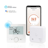 Termostato WiFi inteligente de 868MHz para calefacción de calderas, Control de habitación inalámbrico con solución de diseño gráfico, pieza de sistemas HVAC