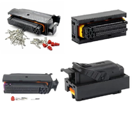 Connecteur de prise ECU automobile étanche en cuivre et nylon 121 broches 1241434-1 pour carte de système de contrôle informatique de voiture, borne de fin de circuit
