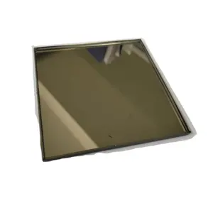 4mm 5mm 6mm colored silver mirror glass or bronze float glass mirror for wardrobe mirrors