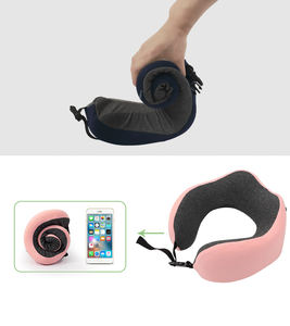 Hot Selling Neuankömmling U-förmiges Auto Memory Foam Reise kissen Tragbarer Hals Schützen Sie das Flugzeug kissen <span class=keywords><strong>Soft</strong></span> Cheap Coussin De - Product Image 4