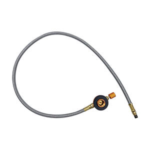 <span class=keywords><strong>Tube</strong></span> de connexion de brûleur à gaz de Camping en plein air tuyau de connexion bouteille lien tuyau de poêle avec vannes de régulation de puissance de feu - Product Image 3