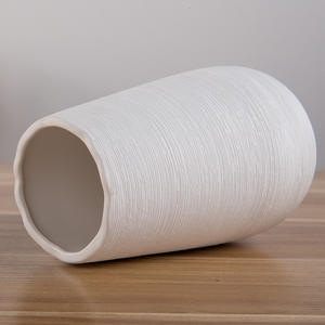 Jarrón de mesa de cerámica <span class=keywords><strong>Simple</strong></span> y moderno, entrada creativa para el hogar, sala de estar, mueble de <span class=keywords><strong>TV</strong></span>, decoración, esmalte mate, duradero para Pascua - Product Image 2