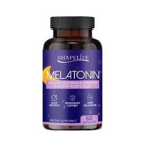 食品グレードの睡眠サプリメントは記憶力を向上させます睡眠健康サプリメントと体のリラクゼーションメラトニンカプセル - Product Image 1