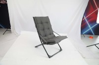 Chaise de camp pliante extérieure portable légère et durable profil bas compact avec sac de transport pour hôtels et extérieur