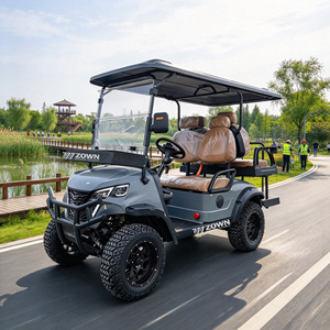 ZOWN 2 Seater 48 <b>Volt</b> Lithium <b>Battery</b> Electric Golf Cart Street Legal Custom Side Boxes CE for Hotel Park - Product Image 1