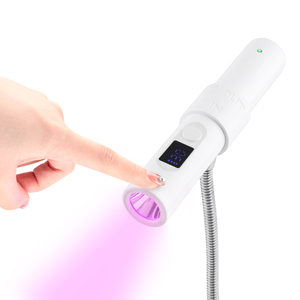 Gel de curado rápido flash cure la lámpara de uñas sin cable 9W mini lámpara LED UV gel Rosa x lámpara de uñas - Product Image 6