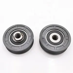 Elevator pulley lifting weight sliding door roller 6202RS roller wheel with M8 screw nut lift pulley wheel M8*56*16MM