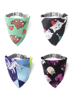 Songshan Toys Custom Printed Triangle Dog <strong>Scarf</strong> <strong>Pet</strong> Clothing Accessories Cute Cartoon <strong>Scarves</strong> Bow <strong>Tie</strong> Dog <strong>Pet</strong> Cat Bandana - Product Image 3