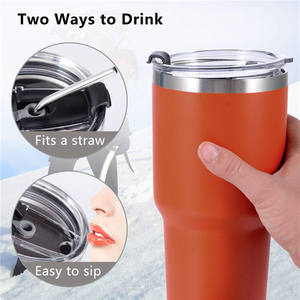 Tazza Termica Beast da 30 oz, Tazza da Caffè Riutilizzabile a Doppia Parete in Acciaio Inossidabile - Product Image 5