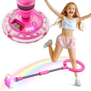 Kids Plastic Smart Fitness Sports Toy Rechargeable Led Flash Wheel <strong>Skip</strong> <strong>It</strong> Ball Ankle with Counter - Product Image 1