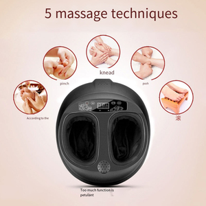 Compresión de aire amasado cómodo masajeador de pies Shiatsu masaje de pies Spa masajeador de baño con calor equipo de cuidado de la salud - Product Image 3