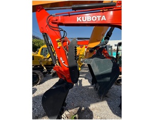Mini-excavatrice Kobelco U55-4 de 1,2 tonne avec godet de terrassement d'une capacité de 0,12 m³, machine de terrassement d'occasion - Product Image 2