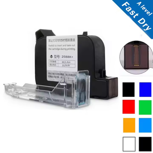 Cartouche d'encre Yaomatec 2588K+ à séchage rapide <span class=keywords><strong>noir</strong></span> bleu rouge jaune vert pour <span class=keywords><strong>imprimante</strong></span> à jet d'encre portable mini TIJ - Product Image 2