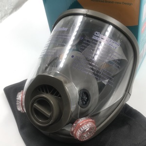 Grosir masker <span class=keywords><strong>Gas</strong></span> karet sipil kepala penuh taktis dengan kaleng