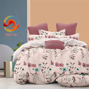 Morbido come nuvola lenzuolo in poliestere Set stampa copripiumino copripiumino letto matrimoniale Set di <span class=keywords><strong>lenzuola</strong></span> per <span class=keywords><strong>lenzuola</strong></span> - Product Image 4