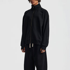 Sudadera con Capucha de Invierno de Alta Calidad, 500 g/m², de Poliéster/Algodón, Estilo Urbano Extragrande, Bordado 3D Personalizado - Product Image 4