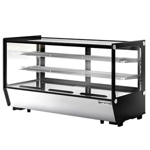 Vitrine réfrigérée de comptoir GGM Gastro - 200 litres - 1220 mm - Rectangulaire - avec 2 étagères - Product Image 6
