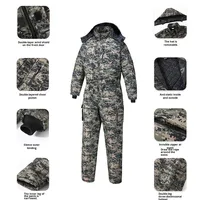 Combinaison de travail en coton antistatique et résistante au froid, certifiée EEC, pour hommes, pour entrepôts frigorifiques, pêche, congélateur extérieur
