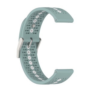 สายรัดข้อมืออัจฉริยะแบบสปอร์ต ระบายอากาศได้ดี สำหรับ <span class=keywords><strong>Suunto</strong></span> <span class=keywords><strong>9</strong></span> <span class=keywords><strong>Peak</strong></span> ขนาด 22 มม. 20 มม. สายนาฬิกาซิลิโคนสองสี - Product Image 5