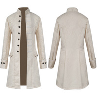 Imperméable homme, Trench-Coat style Steampunk, manteau/chemise Vintage de Prince, veste de Renaissance, Costume de Cosplay victorien edc