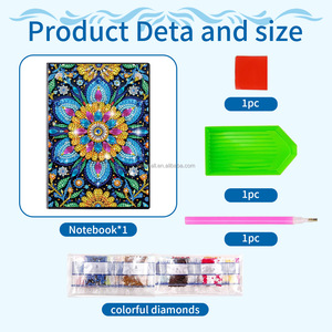 Regalos <span class=keywords><strong>de</strong></span> Año Nuevo cuaderno <span class=keywords><strong>de</strong></span> pintura <span class=keywords><strong>de</strong></span> diamantes en forma especial <span class=keywords><strong>bordado</strong></span> <span class=keywords><strong>de</strong></span> diamantes <span class=keywords><strong>punto</strong></span> <span class=keywords><strong>de</strong></span> <span class=keywords><strong>cruz</strong></span> A5 cuaderno lindo <span class=keywords><strong>libro</strong></span> <span class=keywords><strong>de</strong></span> diario <span class=keywords><strong>de</strong></span> página blanca - Product Image 4