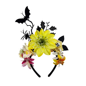 Diadema gótica oscura con diseño de murciélago y araña para Halloween, Día de Muertos, actuaciones escénicas, fiestas y disfraces. - Product Image 6
