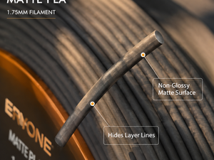 Mattes PLA-Filament 1,75mm 1KG Niedrigglänzendes Terrakotta-Finish Kratzfestes 3D-Drucker-Filament für Kunstmodelle Bambu Lab Prusa - Product Image 2