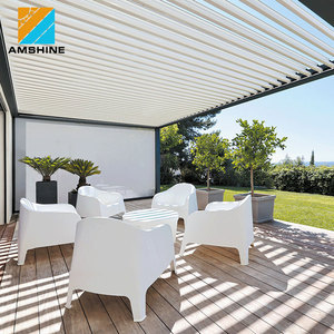 Pergola en aluminium robuste, toit à lames orientables électrique imperméable, couverture de patio pour jardin <span class=keywords><strong>et</strong></span> <span class=keywords><strong>terrasse</strong></span>, gazebo, pavillon - Product Image 3