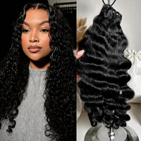 Paquetes de Cabello Humano Virgen con Cutícula Alineada, Venta al por Mayor para Proveedores, Grado 12A 15A, Cabello Humano Vietnamita Liso Extremo de Doble Trama