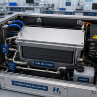 Neovehi Nouvelle plaque de refroidissement liquide en alliage d'aluminium usinée par CNC pour modules de batteries au lithium EV, service OEM/ODM, fabricant du Jiangsu