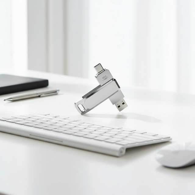 New Type-C USB 3.0 Dual OTG Flash Drive 64-256GB Metal Custom Logo Bulk Wholesale OEM Fixed BOM 2-Year Warranty