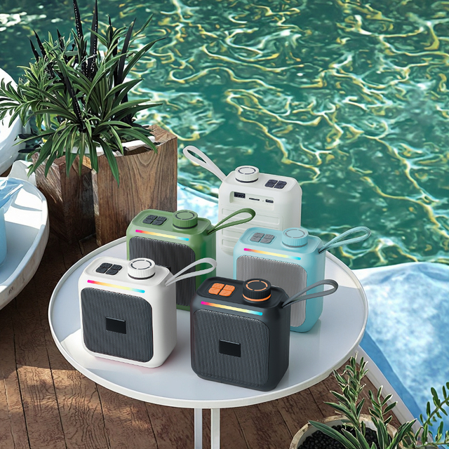 Portable Wireless Speaker with 5.4 Chip 6W Loud Sound & 800mAh Long Play Supports FM/TF/USB for Indoor Outdoor Party Travel