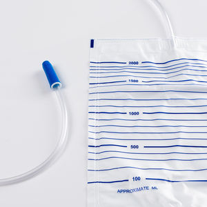 चिकित्सा डिस्पोजेबल बाँझ आयत आकार 2000 मिलीलीटर मूत्र संग्रह निकासी जल निकासी बैग - Product Image 3