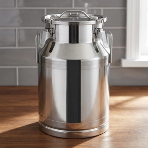 Pharma Grade Stainless Steel Storage <b>Canister</b> Airtight Lab Liquid Chemical Pail Heavy Duty Milk Bucket Sanitary Transport Barrel - Product Image 5