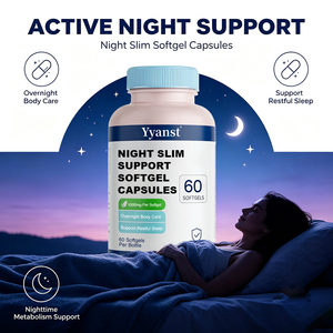 Capsules molles de soutien corporel nocturne 1000mg 60 unités Soin de nuit Soutien au sommeil réparateur Marque privée OEM Complément alimentaire - Product Image 3