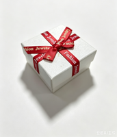 Boîte cadeau pour bijoux et bougies avec bagues et bracelets, en carton recyclable, avec option de cadre photo et portefeuille, estampillée
