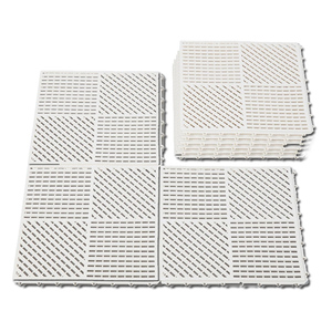 <b>Plastic</b> Shower Floor Tile for Wet Areas Bathroom Kitchen Balcony Patio Pet Areas - Product Image 1
