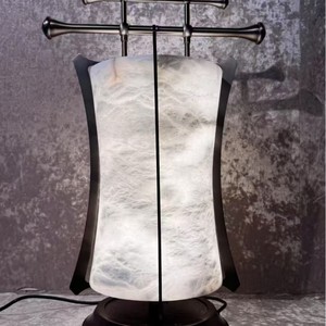 Lámpara de Mesa Estilo Chino E27 LED 220V con Interruptor, Iluminación Ecológica para Oficina y Escritorio - Product Image 5