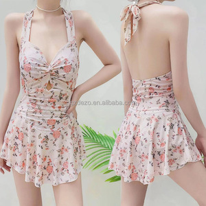 Venta al por mayor Dezuo Sexy moda algodón poliéster Bikini <span class=keywords><strong>vestido</strong></span> estilos mixtos Casual traje de baño Fitness alta calidad ropa usada - Product Image 1