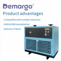 Sécheur d'air comprimé industriel réfrigéré Demargo 13,8 Nm³/min 3,5 CV en acier au carbone pour l'élimination de l'humidité OEM ODM