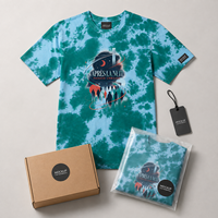 Fabricante de Camisetas Tie Dye Personalizadas, Camisetas Gráficas Unisex para Clubes, Entrenamiento Comunitario, Logotipo Personalizado, Marca Privada, OEM, ODM, Venta al Por Mayor
