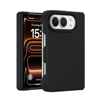 Coque de téléphone en silicone liquide durable, anti-traces de doigts, pour iPhone 18 Duo, expédition rapide