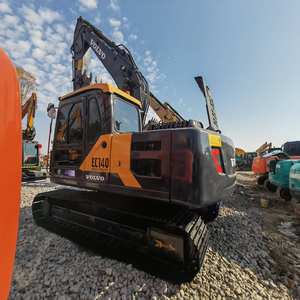 Excavatrice Volvo 140 d'origine importée de bonne qualité Excavatrice d'occasion de marque Volvo 140 à vendre pelle d'occasion à bas prix - Product Image 2