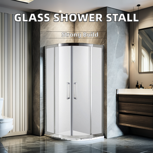 <span class=keywords><strong>Cabine</strong></span> <span class=keywords><strong>de</strong></span> <span class=keywords><strong>douche</strong></span> moderne circulaire en verre trempé <span class=keywords><strong>de</strong></span> 6 mm d'épaisseur, <span class=keywords><strong>cabine</strong></span> <span class=keywords><strong>de</strong></span> salle <span class=keywords><strong>de</strong></span> bain complète, étanche, avec cadre - Product Image 3