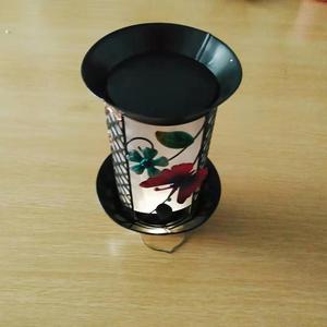 Solar Garden <b>Lantern</b> Butterfly Metal LED Outdoor Patio Light Water Resistant Portable Iron Art <b>Lamp</b> - Product Image 4