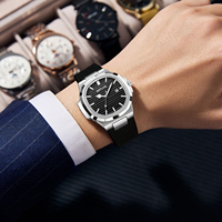 Montre de luxe classique de haute qualité personnalisée, bracelet en silicone, étanche, montre de sport pour homme, étanche 3ATM, Reloj