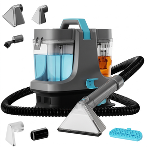 Limpiadora de <span class=keywords><strong>Alfombras</strong></span> <span class=keywords><strong>a</strong></span> <span class=keywords><strong>Vapor</strong></span> de 1500W, 15KPa de Succión Potente, Limpiadora de Tapicerí<span class=keywords><strong>a</strong></span> con Función de Lavado con Agua Caliente - Product Image 1