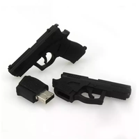 Flashdisk USB 3.0 Bentuk Senjata Mainan 3D PVC Custom 4GB 8GB 16GB 32GB 64GB Bentuk AK47 untuk Hadiah Promosi